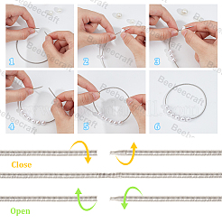 30шт пружинные браслеты&nbsp;TWIR-BBC0001-06S