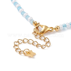 Set di collane con ciondolo stella e luna per ragazze adolescenti&nbsp;NJEW-JN03738-04