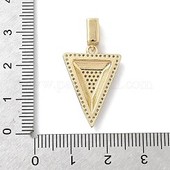 Pendentifs avec zircon cubiques à micro-pavés en laiton&nbsp;LS-KK-F909-01G-02