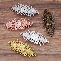 Accessori vintage per capelli di risultati del barrette dei capelli di ferro&nbsp;OHAR-PW0001-035G