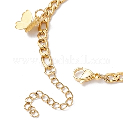 Bracciali in acciaio inox 304 con catene figaro&nbsp;BJEW-JB11604-02