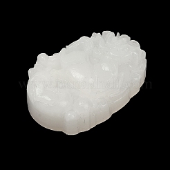 Резные подвески из натурального белого нефрита&nbsp;G-S384-01G