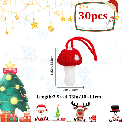 Подвесные украшения из грибной шерсти из фетра&nbsp;AJEW-WH0326-99