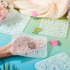 4шт 4 стиля силиконовые Молды&nbsp;DIY-TA0013-63