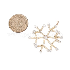 Perles de rocaille de Noël breloques en perles&nbsp;PALLOY-MZ00328-02