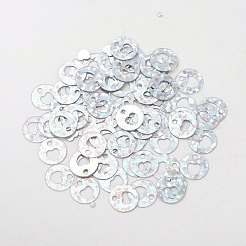 Accessori per ornamenti charms in paillette / paillettes in plastica&nbsp;X-PVC-E001-11-LS01