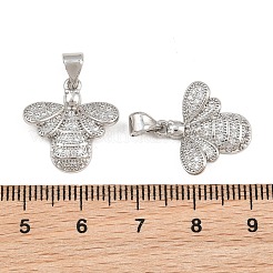Messing micro pave klare zirkonia anhänger&nbsp;ZIRC-I036-25P