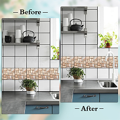 Самоклеящаяся ПВХ-накладка на молдинг салона автомобиля&nbsp;AJEW-WH20020-082C-03