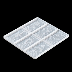 Набор силиконовых форм для подвески «Солнце/звезда/мир»&nbsp;DIY-A046-04