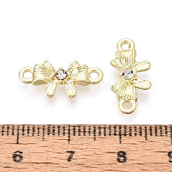 Подвески-бантики из сплава с кристаллами и стразами&nbsp;PALLOY-T091-36G