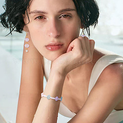 285 шт. прозрачные пластиковые бусины&nbsp;KY-TA0001-54