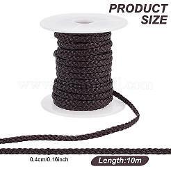 Плетеный шнур из микрофибры и искусственной кожи&nbsp;OCOR-WH0101-29B