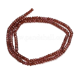 Natürlicher Granat Perlen Stränge&nbsp;GG-CBA77FB-C02-01