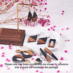 Подвески из смолы и ореха&nbsp;RESI-TA0001-12