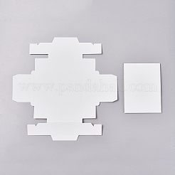 Scatole pieghevoli per cassetti di carta&nbsp;CON-WH0069-66