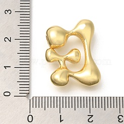 Perles de placage en laiton&nbsp;KK-S051-01G-G