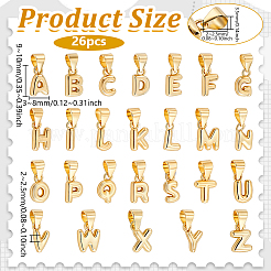 26 Stück 26 Stile Messing Charms&nbsp;KK-GA0002-56