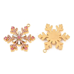 Ciondoli in strass in acciaio inossidabile 304&nbsp;RB-CBADC81-14G-04