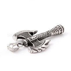 Подвески из нержавеющей стали 304 в тибетском стиле&nbsp;STAS-P305-48AS