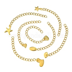 7 шт. 7 стиля удлинитель цепи из нержавеющей стали 304&nbsp;STAS-FS0001-49G