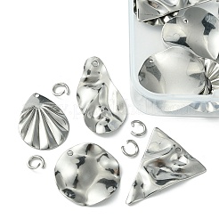 16 pendentif en acier inoxydable de style 201&nbsp;DIY-FS0005-37P