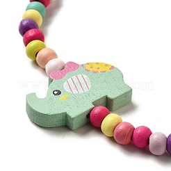 Ensemble de bijoux en bois d'érable&nbsp;SJEW-C006-01C