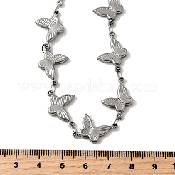 Ожерелья из звеньевой цепи из нержавеющей стали 304&nbsp;LS-NJEW-Q033-01A-P