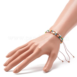 Nylonfaden geflochtene Perlenarmbänder Sets&nbsp;BJEW-JB06448