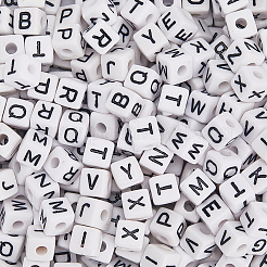 40 шт. акриловые бусины с горизонтальными отверстиями&nbsp;SACR-PA0001-07A