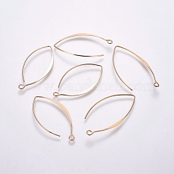 Ganci per orecchini in lega placcatura rack&nbsp;PALLOY-WH0065-33KCG
