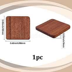 1 sottobicchiere in legno di sandalo&nbsp;WOOD-DJ0001-14
