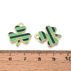 Подвески из сплава с эмалью ко дню святого патрика&nbsp;ENAM-T023-04B