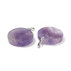 Подвески из натурального аметиста &nbsp;G-P491-03P-01