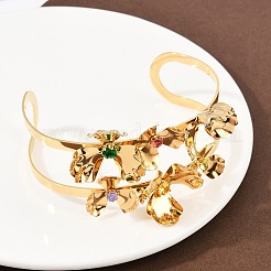 Браслеты-манжеты из нержавеющей стали 304&nbsp;LS-BJEW-A049-03G