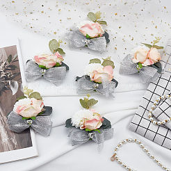 Шелковая ткань корсаж из шелковой ленты на запястье&nbsp;AJEW-WH0277-62A