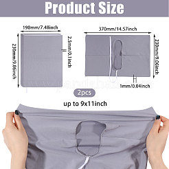 Buchumschlag aus Polyester&nbsp;OFST-WH0004-144J
