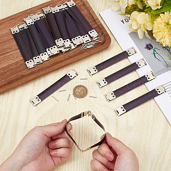 20 Stück Eisenhandtaschen-Innenflexrahmen&nbsp;DIY-CY0002-69