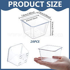 Boîte de rangement pour séparateur de tiroir en plastique&nbsp;AJEW-WH0752-561