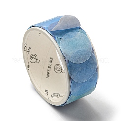 Круглые клейкие декоративные бумажные ленты&nbsp;LS-DIY-M052-01E