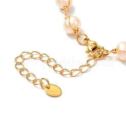 Braccialetto di perline di perle naturali per ragazze donne&nbsp;BJEW-JB06854