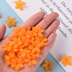 Матовые акриловые колпачки из бисера&nbsp;MACR-S371-05A-724