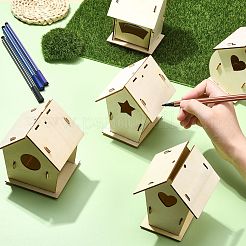 6 набор 6 стилей самодельных птичьих гнезд&nbsp;WOOD-CJC0019-30