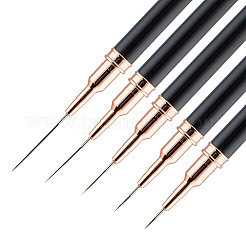 5 шт. пластиковая кисточка для рисования линий на ногтях&nbsp;AJEW-WH20816-069B