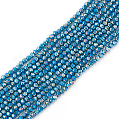 10 нити непрозрачных стеклянных бусин нити&nbsp;GLAA-TA0003-41