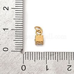Pendentifs en acier inoxydable 304 micro pavés de zircones cubiques&nbsp;STAS-R167-01B-G