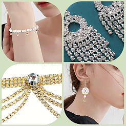 300 шт. 2-х цветная латунная подвеска со стразами&nbsp;KK-SC0004-55