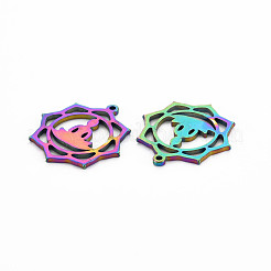 Подвески из нержавеющей стали чакра 201&nbsp;STAS-S119-153M