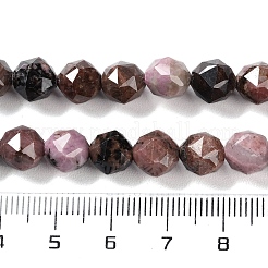 Природные родонит бисер нитей&nbsp;G-NH0021-A19-01