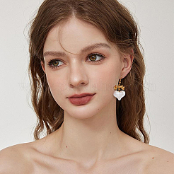 50шт УФ-покрытие непрозрачные акриловые бусины&nbsp;OACR-SP0001-90