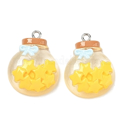 Прозрачные смоляные подвески&nbsp;RESI-K203-19